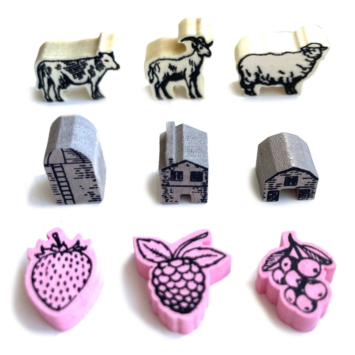 Fromage - Wooden Tokens