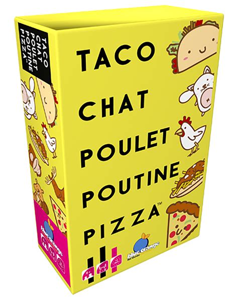 Taco Chat Poulet Poutine Pizza